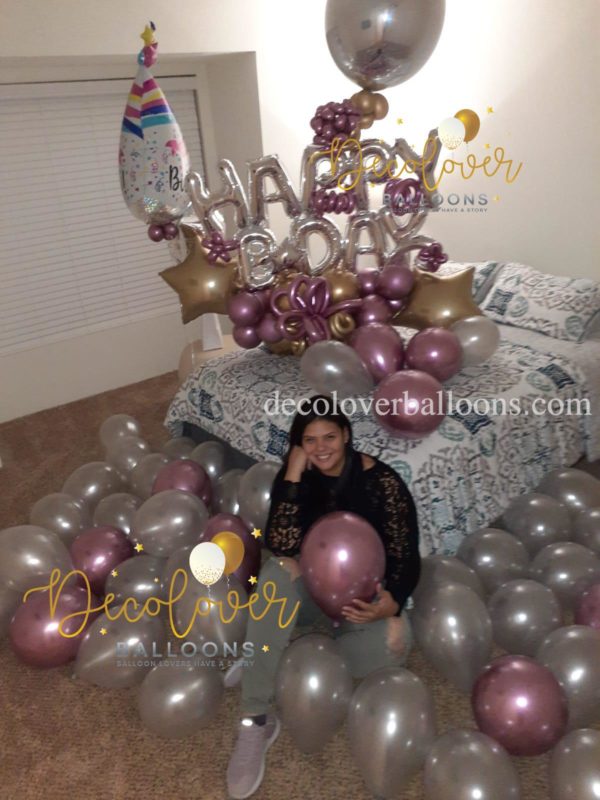 Happy Birthday Dream Balloon Bouquet decoloverballoons.com Tampa, FL for her balloon bouquets happy birthday bouquets mothers day parties