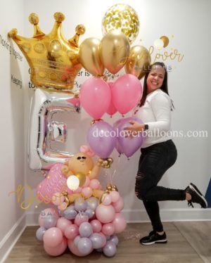 Baby Crown Balloon Bouquet - Gift Shop New Jersey - GlobosWorld