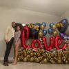 decoloverballoons.com Balloons Bouquet golden love 2 tampa florida